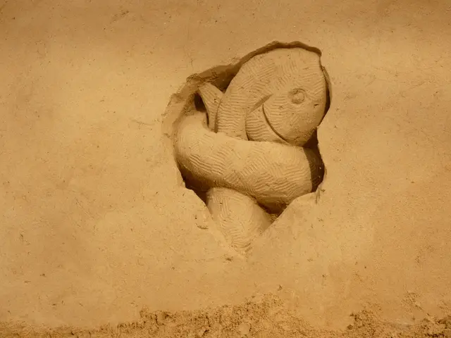 Und das ist Sandy, der Sandwurm.
