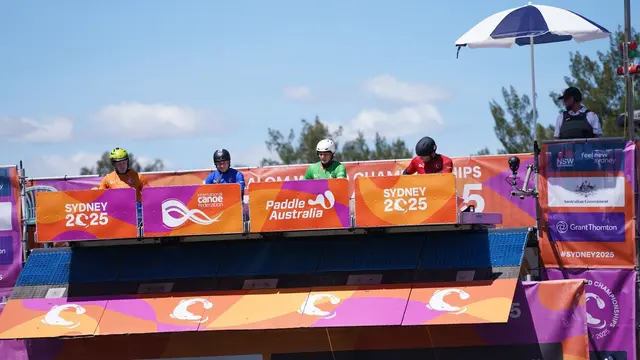 Kayak Cross Wettbewerb bei der WM in Australien am 4.10.2025 | Foto: DKV Uta Büttner