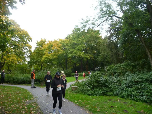 Der Parcours führt auch durch den Schlosspark.
