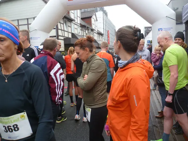 Fünf Minuten vor dem Start der Hauptläufe. 
