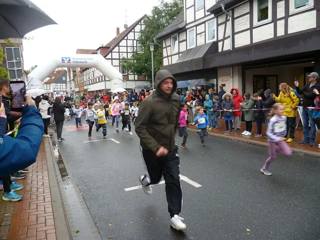 Kinderlauf 660 Meter.
