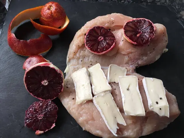 Hähnchen á la Camembert-surprise