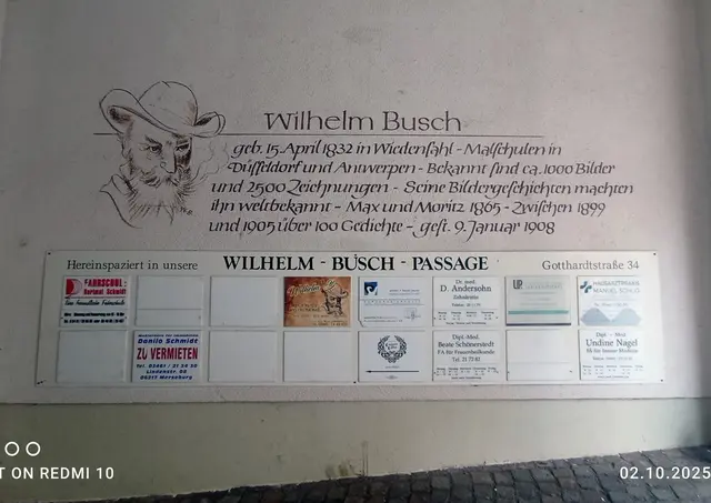 Wilhelm-Busch-Passage, zum Hinterhof
