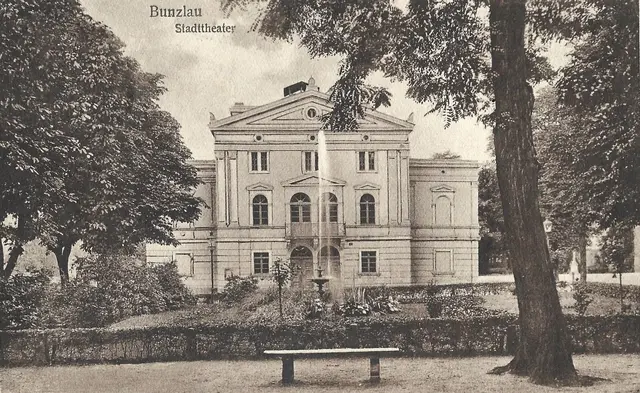 Bunzlau einst: Historische Ansichtskarte, um 1925.