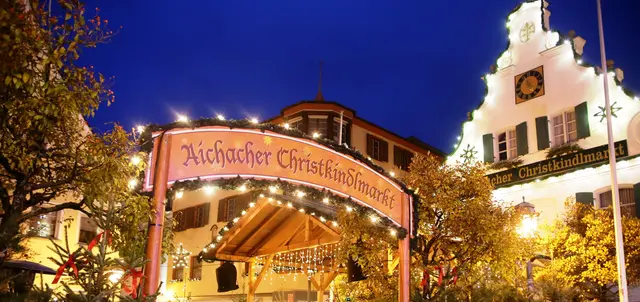 Der Aichacher Christkindlmarkt ist in diesem Jahr vom 28. November bis 29. Dezember geöffnet. 