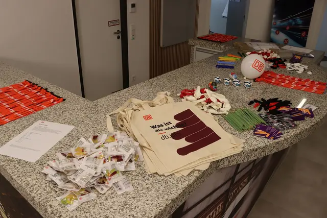 Werbeartikel von der Deutschen Bahn