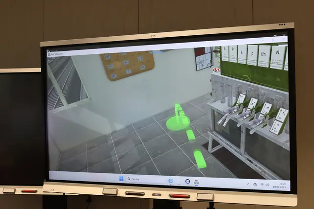 Virtueller Besuch eines mechanischen Stellwerks