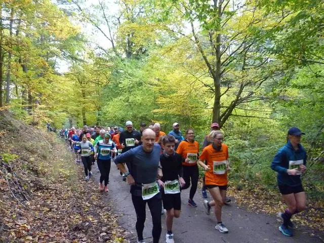 11 km: Auf dem ersten Kilometer in Höhe der Fischteiche des alten Klosters.
