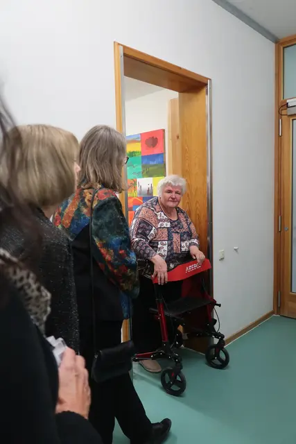 Elisabeth Egger berichtet über die Arbeit der Selbsthilfegruppe der Krebsnachsorge Aichach-Friedberg 