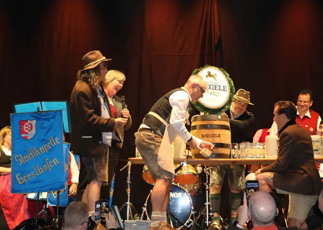 Nach nur einem Streich heißt es O'zapft is! 