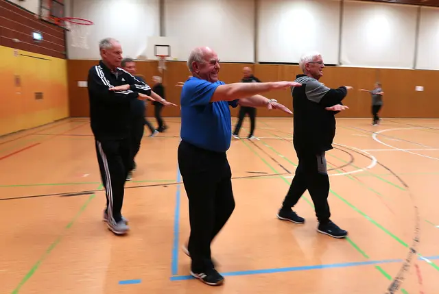 Bewegung macht Spaß, das wissen auch die Teilnehmenden der Herzsportgruppe