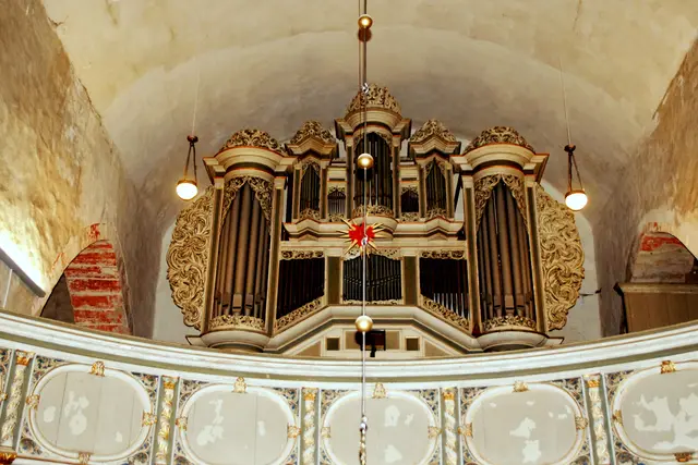 das Orgelprospekt in der Aegidii Kirche