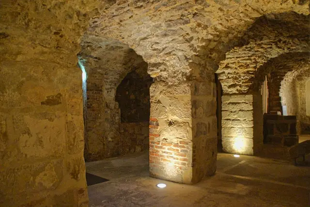 in der Kellergewölben des Klostermuseum St. Marien