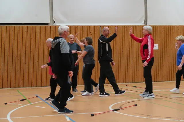 Unübersehbar, dass die Teilnehmenden Freude an der Gruppe haben