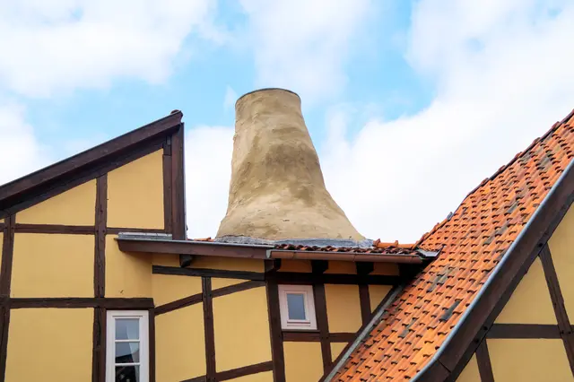 der Schornstein der Klosterkirche
