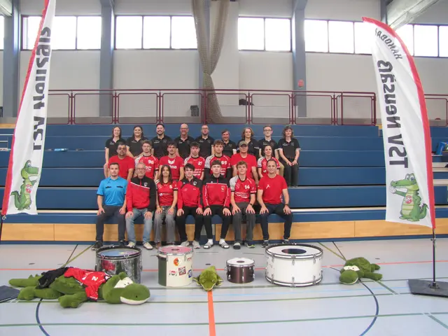 Ein Großteil des Trainer- und Funktionärsteam der Handball-Abteilung.