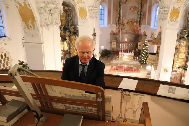 Der Herrgottsruher Kirchenmusiker Roland Plomer