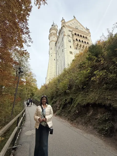 Besuch Schloss Neuschwanstein S. Gupta.