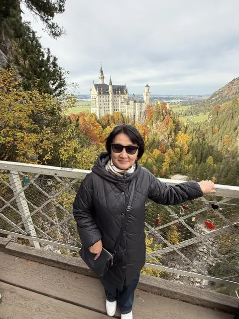 Besuch Schloss Neuschwanstein E. Ishekeeva.
