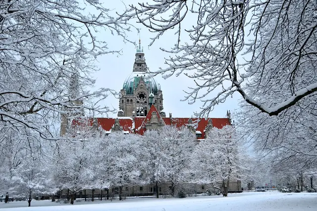 Im Januar 2016 war Hannover eine Winterlandschaft