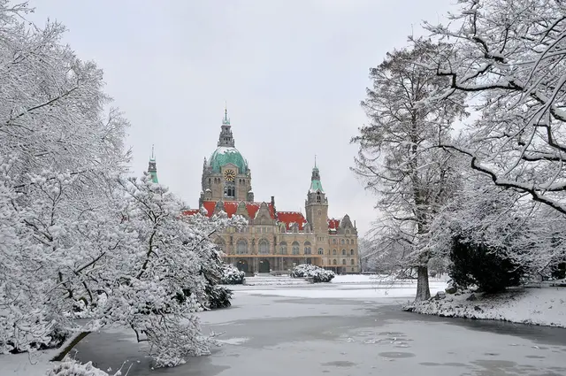 Im Januar 2016 war Hannover eine Winterlandschaft