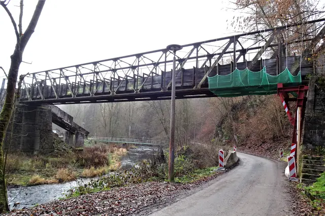 das Aquädukt über die Bode im Jahre 2019