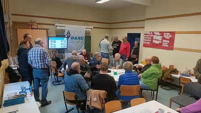 der Raum in der Grundschule war den ganzen Tag über sehr gut besucht