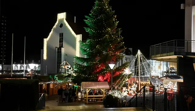 Beim Wintermärchen zeigt sich Gersthofen von seiner romantischen Seite. | Foto: Marcus Merk
