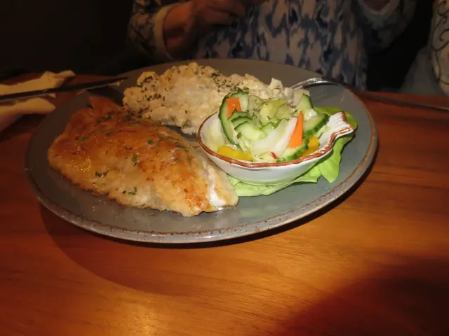 Dieses mal keine Scholle, aber auch gut.