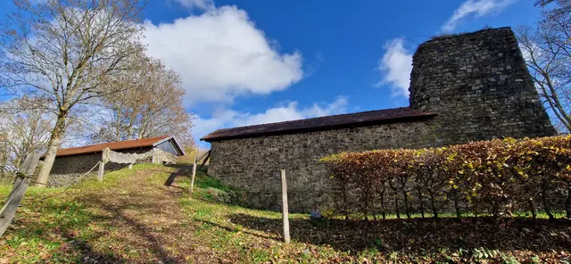Burgruine Hatzfeld im Herbst