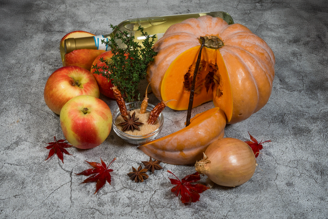 Apfel-Kürbis-Chutney: Die Zutaten | Foto: FSeventfoto