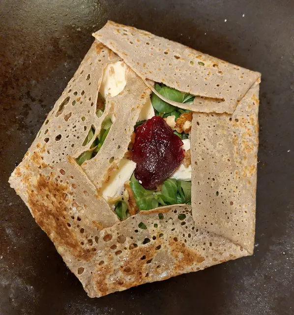 Crêpe deftig und süß zugleich