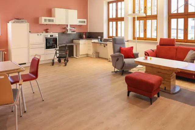 Interessierte können die Musterwohnung für barrierearmes Wohnen in Stadtbergen besichtigen. | Foto: Julia Pietsch