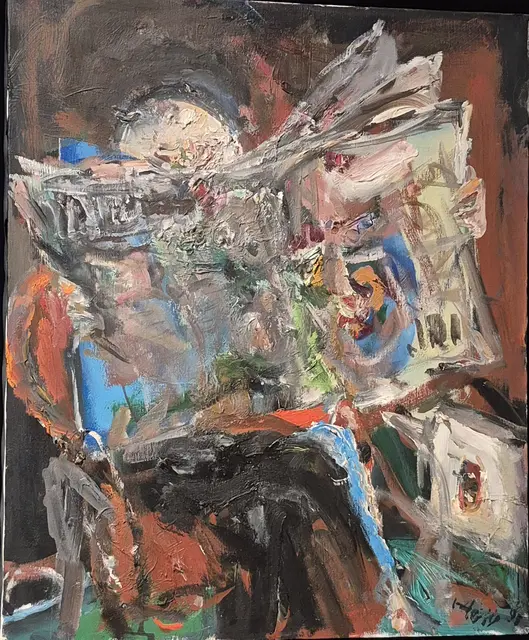 Bernhard Heisig
"Der Zeitungsleser"