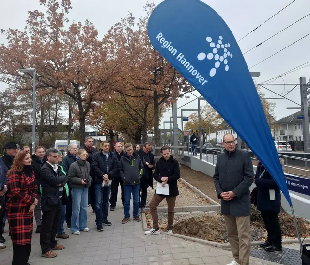Verkehrs-Dezernent Ulf-Birger Franz spricht