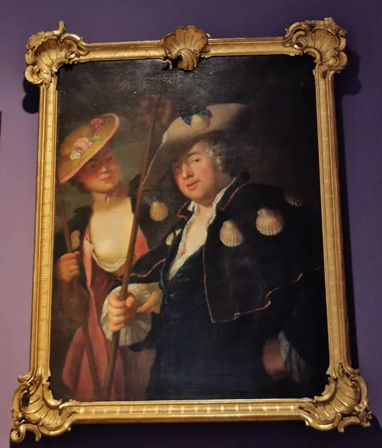 Jacob Samuel Beck
"Bildnis Gustav Adolf von Gotter und seine Nichte Friederike"