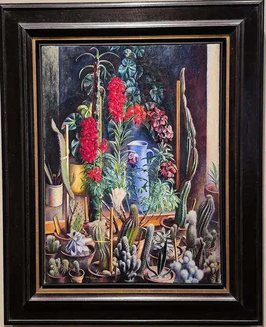 Otto Schön
"Goldlack und Kakteen"