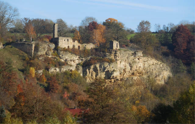 Die Klosterruine von Ober-Werbe (01.11.2015) | Foto: M. A.