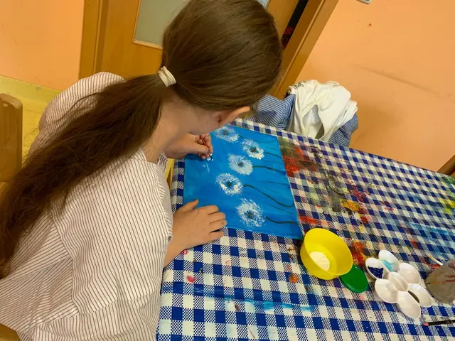 Malen in der Sommerferienbetreuung | Foto: Frauen-Union Meitingen