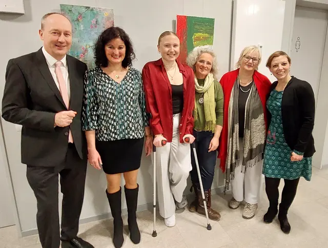 Vernissage "Inklusive Malerei" am 20.02.2025 | Foto: Foto: Ramona Frodl