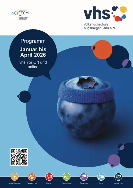 Das neue Trimesterheft der vhs Augsburger Land liegt ab Anfang Dezember an den bekannten Auslagestellen im Landkreis sowie im Landratsamt Augsburg für Sie aus.