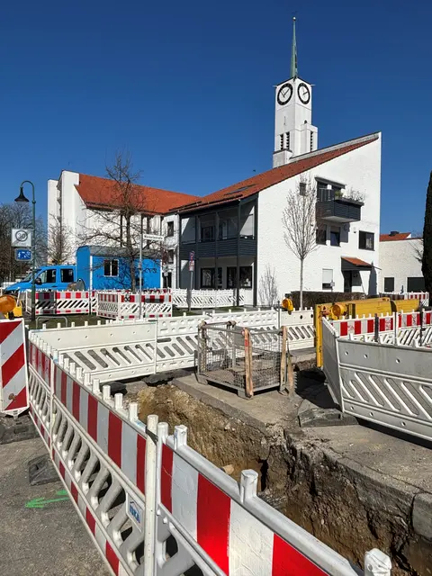 Verlegung Fernwärme Wäckerlestraße | Foto: Stadt Neusäß