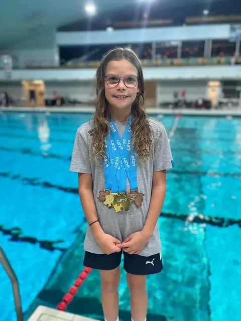 Auf großer Fahrt: Lina Wittbold (hier im hannoverschen Stadionbad) ist eine von gleich drei LSV-Aktiven, die mit der Landesauswahl im Einsatz sein werden.  | Foto: Verein