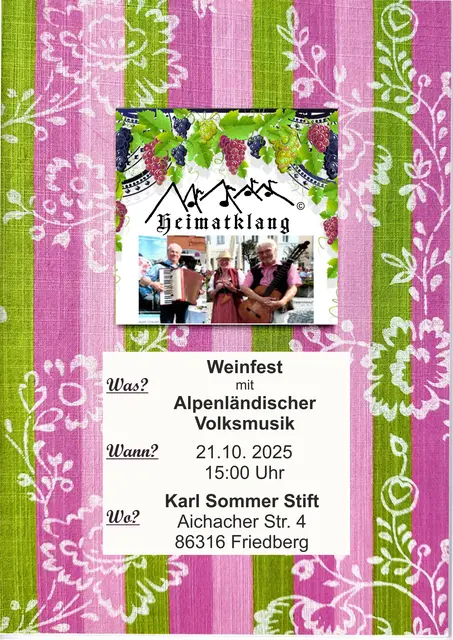 "Heimatklang"
Eugen Banhierl (Akkordeon), Petra Bauer (Okarina), Josef Ditchen (Gitarre)