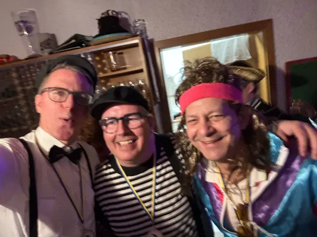 Viel Spaß hatten die Teilnehmer bei der Faschingsparty des TCW!