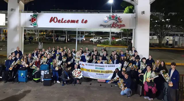 Herzlicher Empfang am Flughafen in Nairobi | Foto: Peter Rothmund