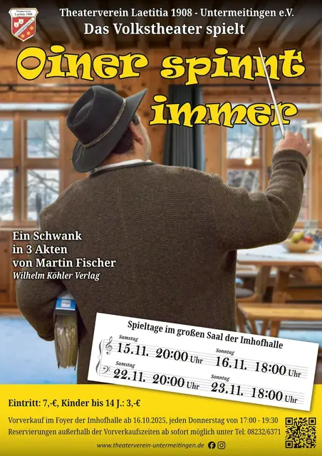 Foto: (c) Theaterverein "Laetitia 1908" Untermeitingen e.V.