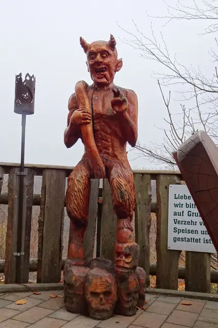 der Teufel ist im Harz fast allgegenwärtig ( Rabenklippe)