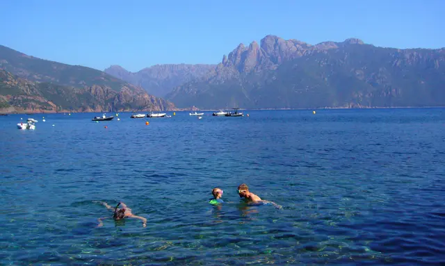 Und im glasklaren Wasser hat man beim Schnorcheln eine schöne Unterwasserwelt vor Augen. Die Fische kommen in kleinen Schwärmen ganz nah heran. 