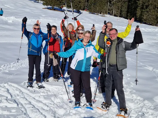 Bei der Winterveranstaltung der Stadt Gersthofen "Schneetreiben"  leitete die Abteilung Alpin des TSV Gersthofen zwei der Schneeschuhgruppen bei ihren Touren in Berwang.